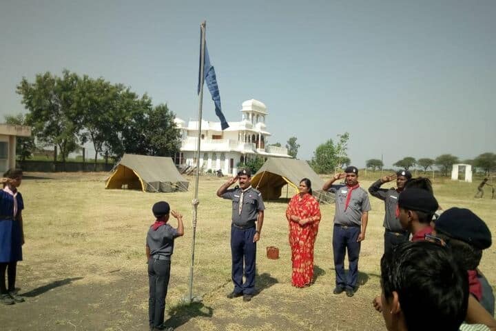 The Sapphire School-Flag Hoisting