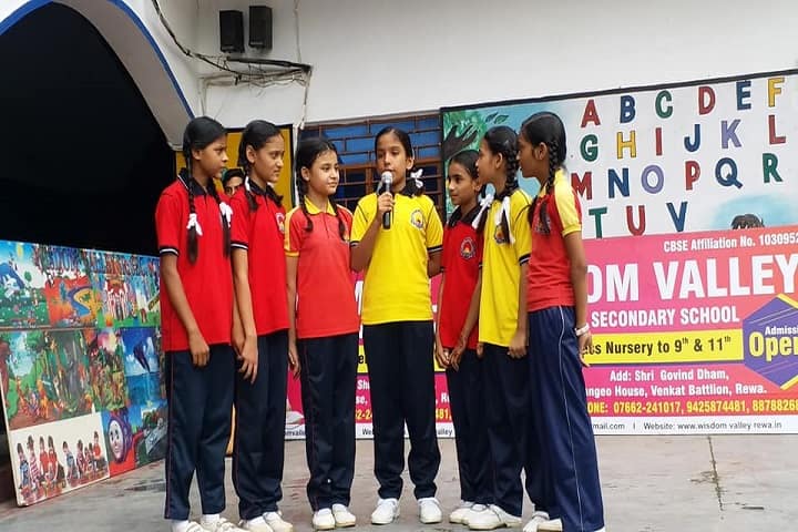 Wisdom Valley Secondary School Rewa-Singing