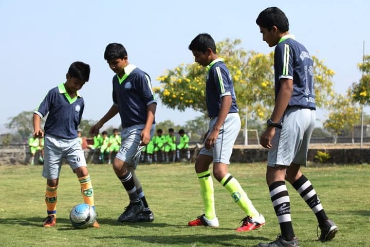 Anil Jindal World School-Sports Foot ball