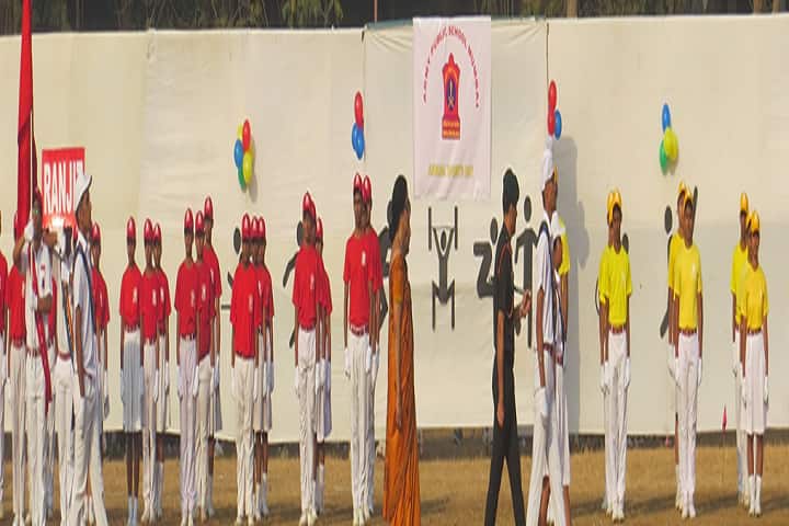 Army Public School-Inspection Of the March Past Squad