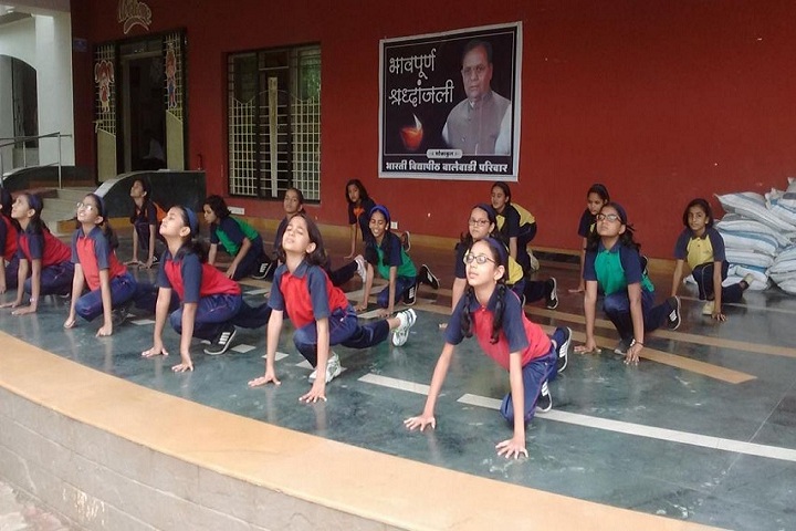 Bharati Vidyapeeth English Medium School-Yoga Day