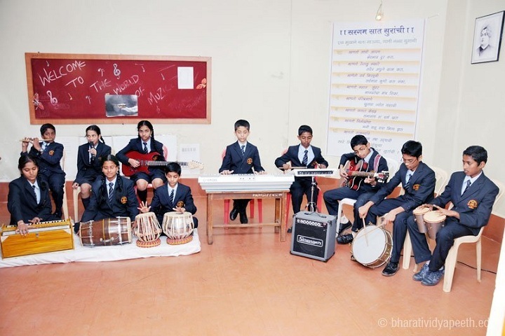 Bharati Vidyapeeth GodS Valley International School-Music Class