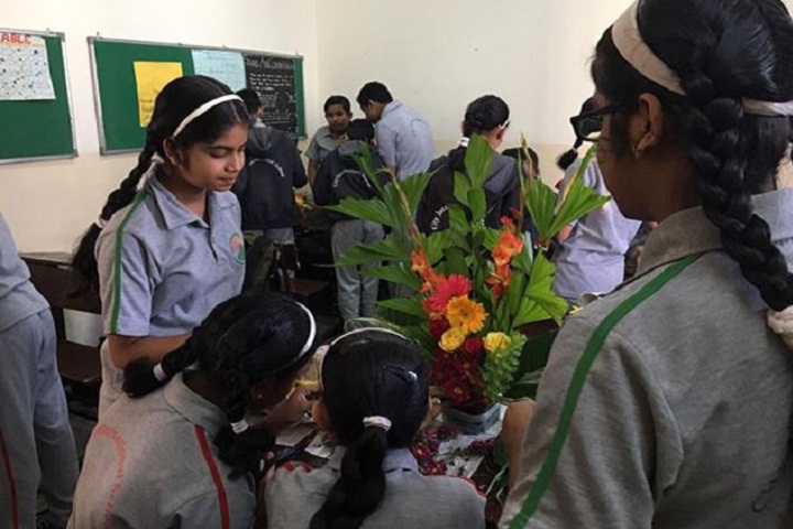 City International School-Flower-Decoration Activity