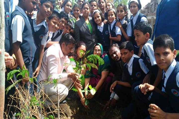 Daulati International English Medium School-Tree Plantation
