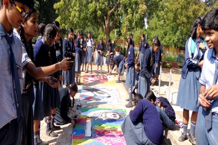 Dilsagram Convent English Medium School-Rangoli Competition