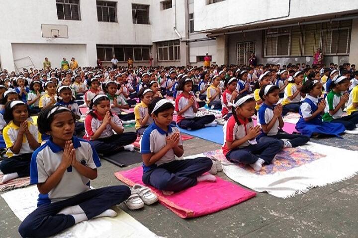 Dr D Y Patil Public School-Yoga Day Celebrations