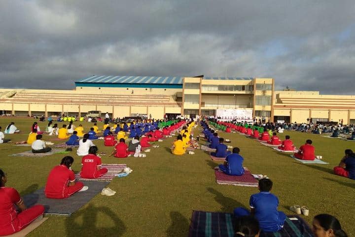 Gems English Medium School-Yoga Day