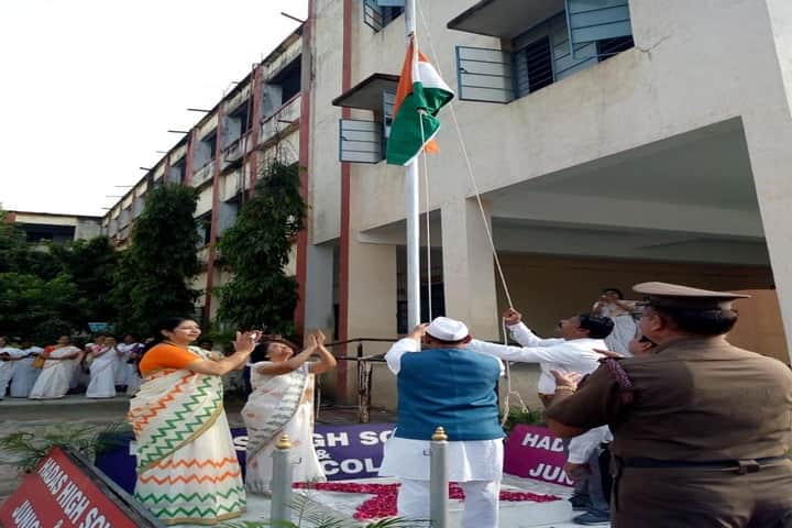 Hadas English Medium School-Flag Hosting