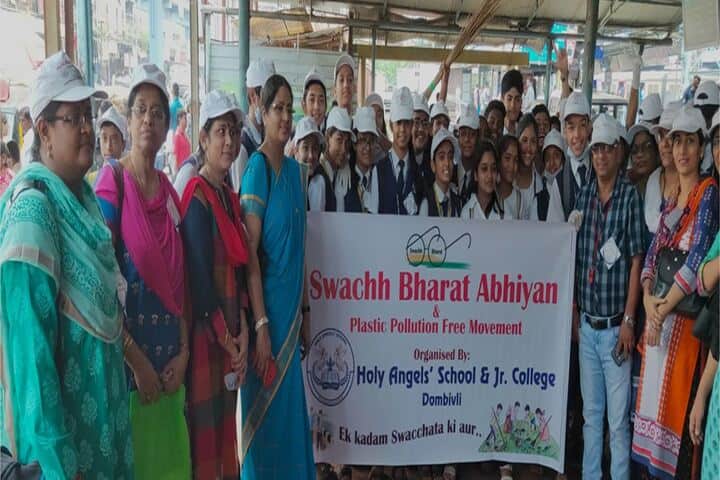 Holy Angels School and Junior College-Swach Bharath
