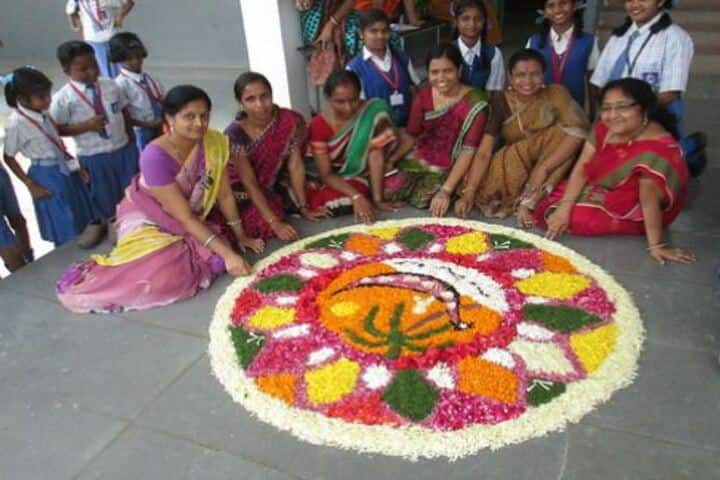 Holy Family Convent School-Rangoli