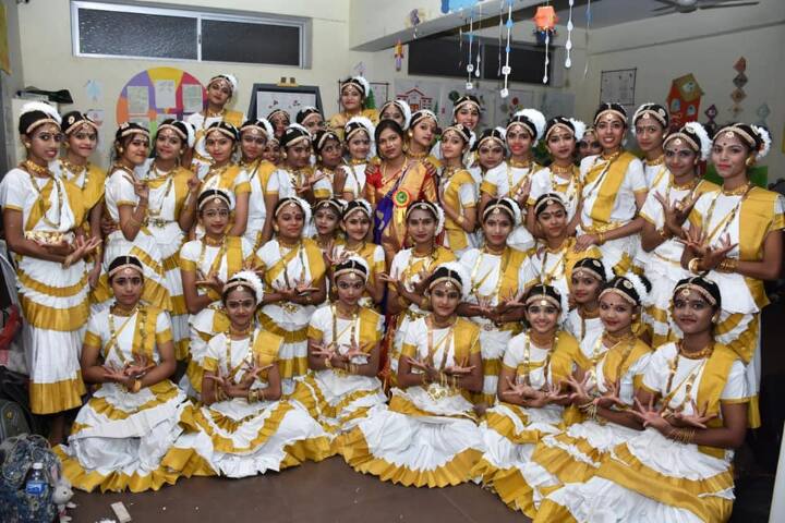 Dancing Group of School