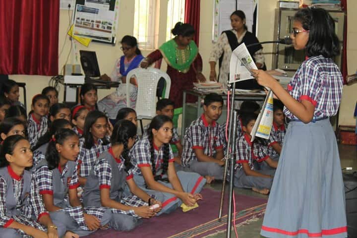 Kendriya Vidyalaya-News Paper Reading