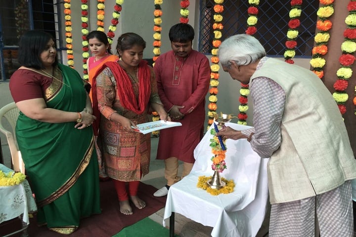 Kendriya Vidyalaya-Lighting The Lamp
