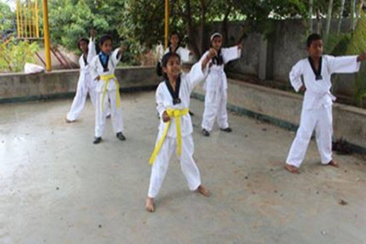 Late Mrs Housabai Jaypal Magdum Public School-Karate Activity
