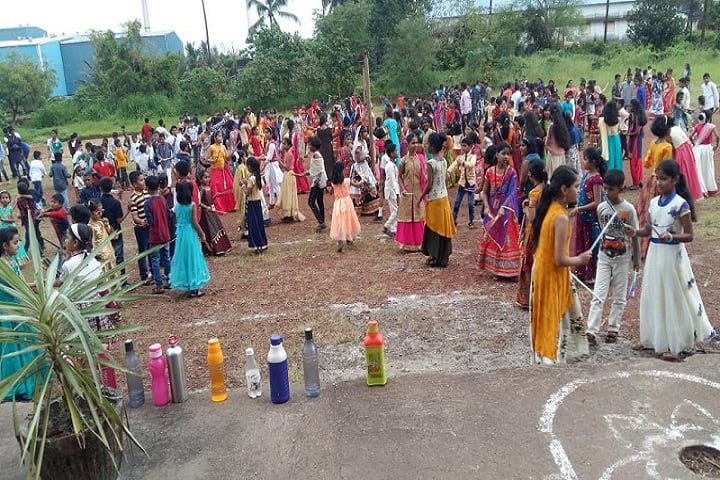 Navnirman High English Medium School-Rangoli competitions