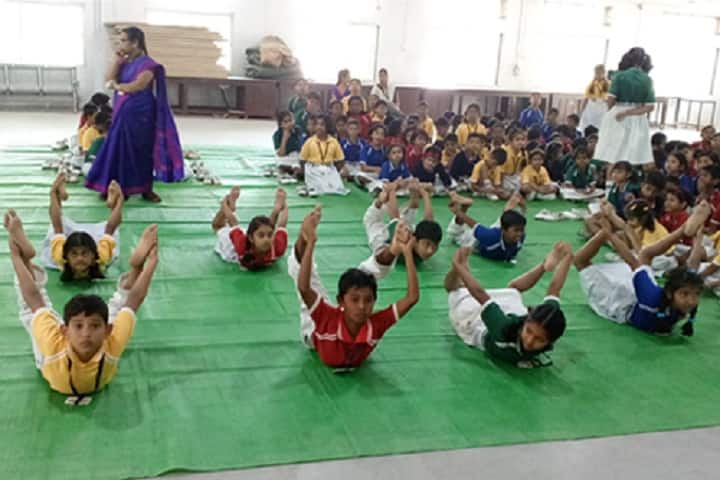 Orchid Public School-Yoga-Day