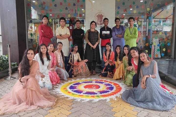 Orchids The International School-Rangoli