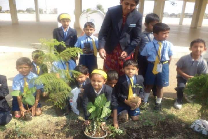 Podar International School-Tree Plantation