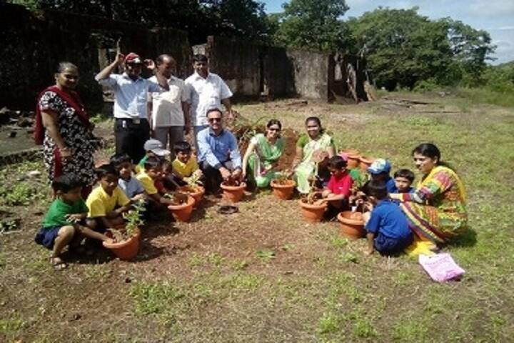 Saroj Mehta Intenational School-Tree plantation