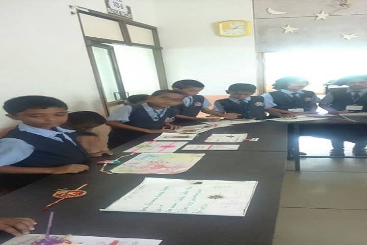 Skd International School-Rakhi Making