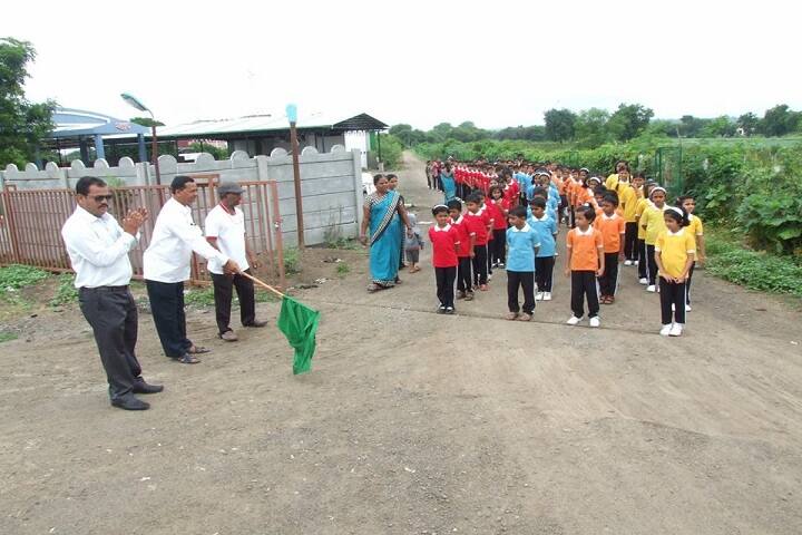 The Chikhli Urban Vidyaniketan-Marathon on Occassion of National Sports Day