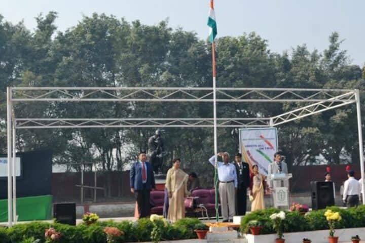 Delhi Public School-Flag Hoisting