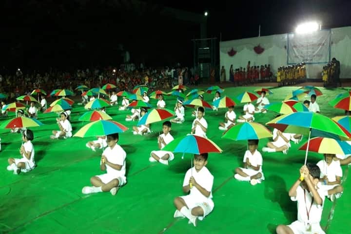 Vidya Pratishthans Indapur English Medium School- Umbrella-Dance-on-PT-Display