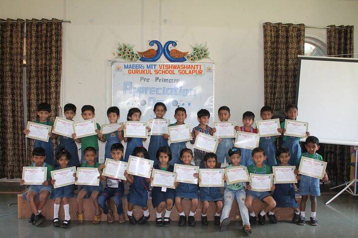 Vishwashanti Gurukul School-Appreciation Certificate
