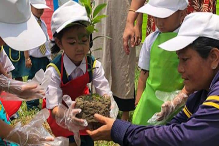 Maria Montessori School-Tree plantation Day