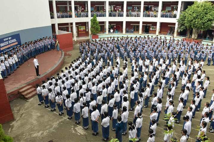 Unacco School-Morning Assembly