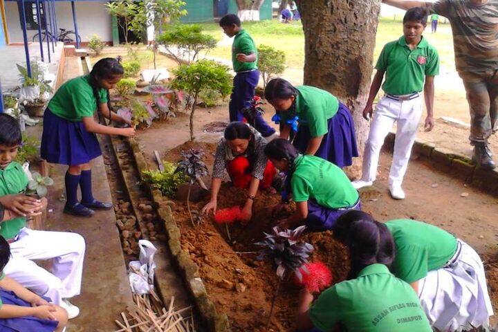 Assam Rifles Training Centre High-Planting Tree