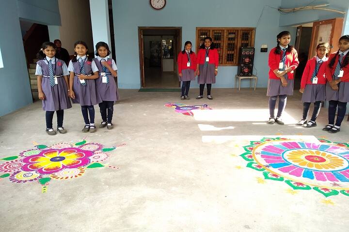 Brahmani Public School-Rangoli-Celebration