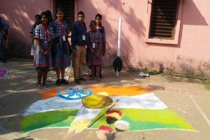 Kendriya Vidyalaya No 2-Rangoli Compitition