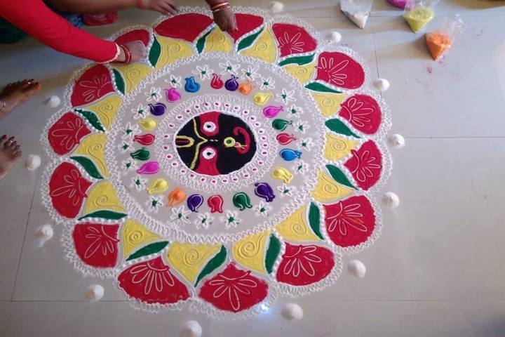 Krishnamurty World School-Rangoli