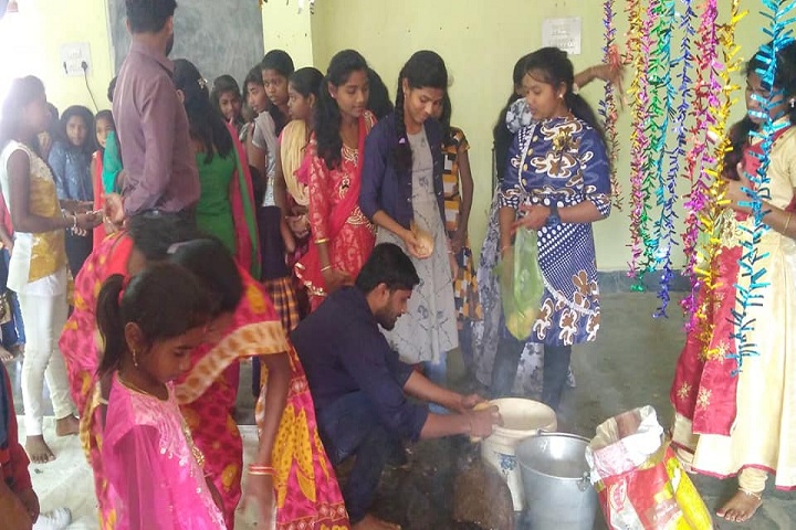 Odisha Adarsha Vidyalaya-Pooja celebrations