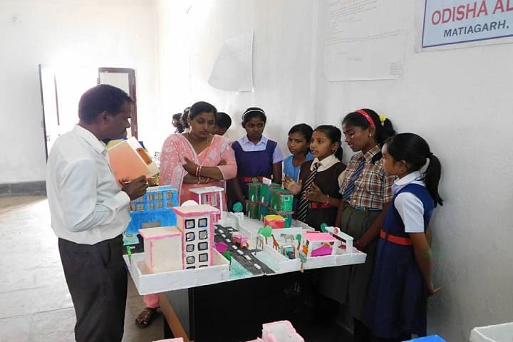 Odisha Adarsha Vidyalaya-Science exhibtion