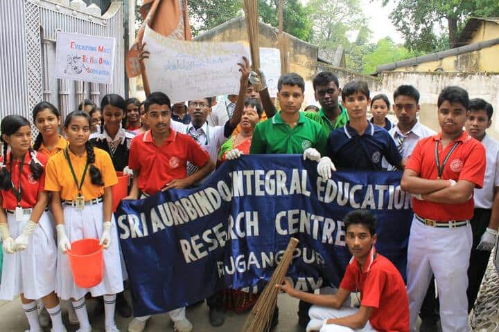 Sri Aurobindo Integral Education And Research Centre-Cleanliness Drive
