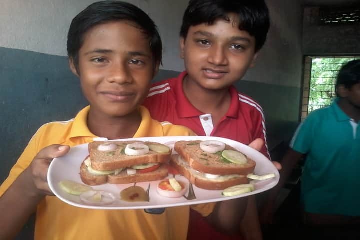 St Xaviers High School-Salad Making Competition