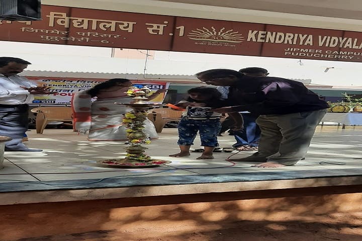 Kendriya Vidyalaya No 1-Lighting The Lamp