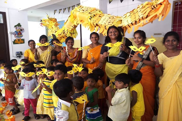 Stansford International Higher Secondary School-Yellow Day Celebrations