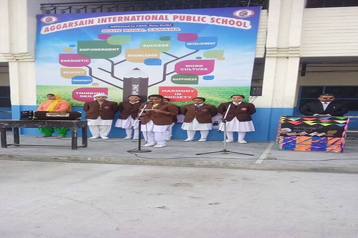 Aggarsain International Public School-Student Speech