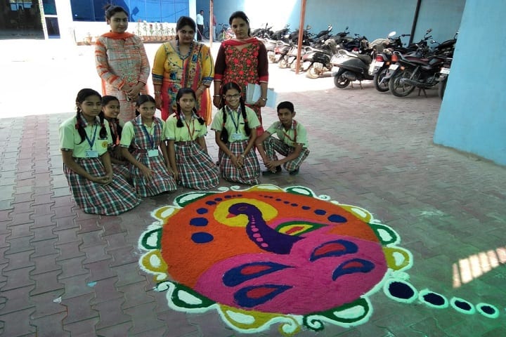 Bhartiya Public School-Events rangoli