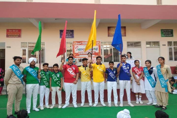 D A V Model Senior Secondary School-Investiture Ceremony