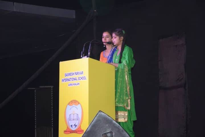 Dashmesh Parivar International School-Speech