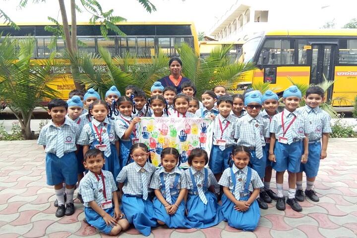 Dasmesh Public School-Hand Print Activity