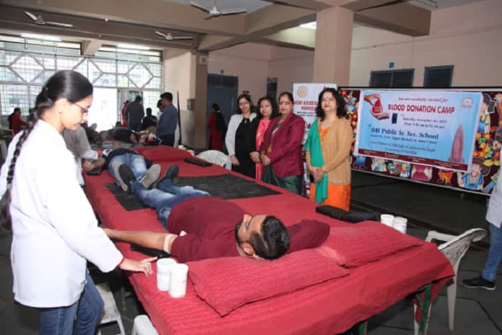Dav Public Senior Secondary School-Blood Donation Camp