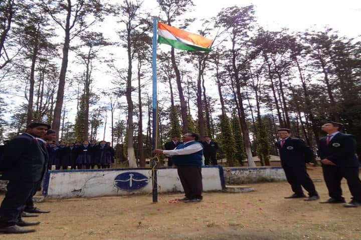 Alluri Sitaramaraju Public School-Flag hoisting