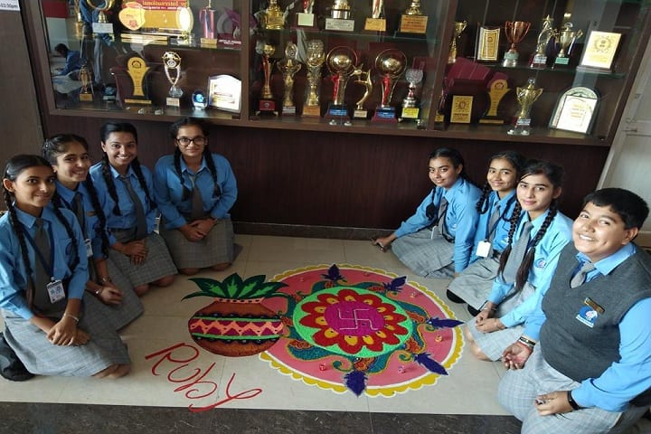 Gems Cambridge International School-Rangoli Event