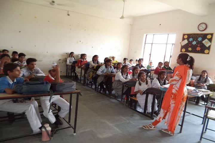 Government G G S Adarsh Secondary School-Classroom