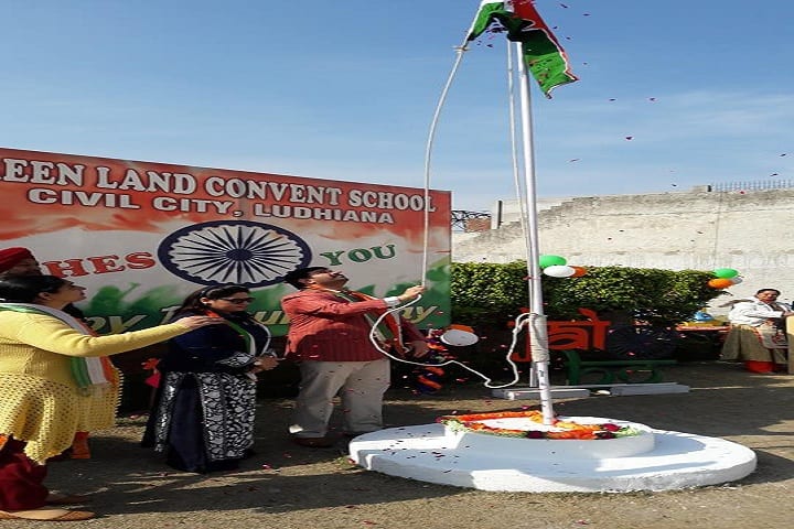 Green Land Convent School-Republic Day Celebration